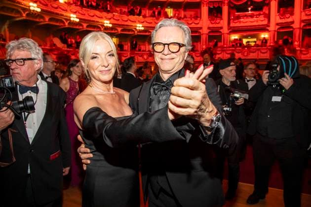 Gesine Lippert und Wolfgang Lippert beim tanzen zu Gast im Ballsaal beim 100 Sepmper Oernball in der Semper Oper in Dresden am 6.Februar 2026 Sachsen Deutschland