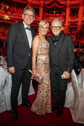 Wolfram Weimer, Kamilla Senjo und Wolfgang Lippert zu Gast im Ballsaal beim 100 Sepmper Oernball in der Semper Oper in Dresden am 6.Februar 2026 Sachsen Deutschland