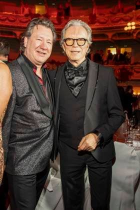 Claudius Dreilich und Wolfgang Lippert zu Gast im Ballsaal beim 100 Sepmper Oernball in der Semper Oper in Dresden am 6.Februar 2026 Sachsen Deutschland