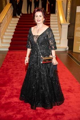 Viola Klein zu Gast auf dem roten Teppich beim 100. Sepmper Oernball in der Semper Oper in Dresden am 6.Februar 2026 Sachsen Deutschland