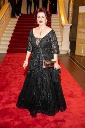 Viola Klein zu Gast auf dem roten Teppich beim 100. Sepmper Oernball in der Semper Oper in Dresden am 6.Februar 2026 Sachsen Deutschland
