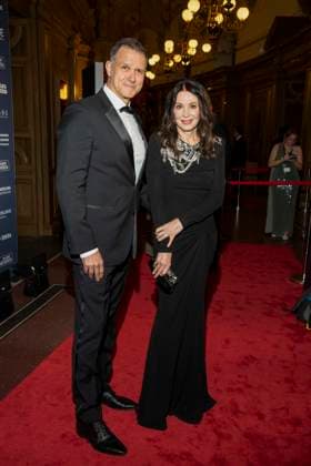 Heiko Kiesow und Iris Berben zu Gast auf dem roten Teppich beim 100. Sepmper Oernball in der Semper Oper in Dresden am 6.Februar 2026 Sachsen Deutschland
