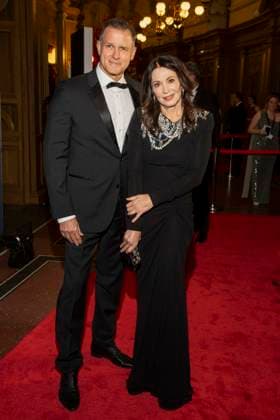 Heiko Kiesow und Iris Berben zu Gast auf dem roten Teppich beim 100. Sepmper Oernball in der Semper Oper in Dresden am 6.Februar 2026 Sachsen Deutschland