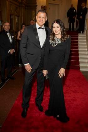 Heiko Kiesow und Iris Berben zu Gast auf dem roten Teppich beim 100. Sepmper Oernball in der Semper Oper in Dresden am 6.Februar 2026 Sachsen Deutschland