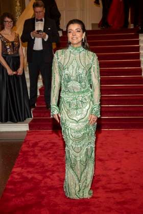 Ana Plasencia zu Gast auf dem roten Teppich beim 100. Sepmper Oernball in der Semper Oper in Dresden am 6.Februar 2026 Sachsen Deutschland