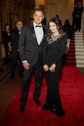 Heiko Kiesow und Iris Berben zu Gast auf dem roten Teppich beim 100. Sepmper Oernball in der Semper Oper in Dresden am 6.Februar 2026 Sachsen Deutschland