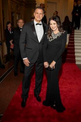 Heiko Kiesow und Iris Berben zu Gast auf dem roten Teppich beim 100. Sepmper Oernball in der Semper Oper in Dresden am 6.Februar 2026 Sachsen Deutschland
