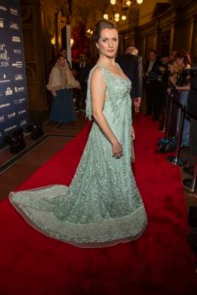 Cornelia Gröschel Groeschel zu Gast auf dem roten Teppich beim 100. Sepmper Oernball in der Semper Oper in Dresden am 6.Februar 2026 Sachsen Deutschland