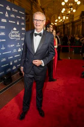 Günther Jauch Guenther zu Gast auf dem roten Teppich beim 100. Sepmper Oernball in der Semper Oper in Dresden am 6.Februar 2026 Sachsen Deutschland