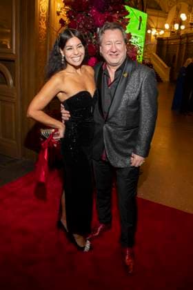 Mit Freudin Assol und Claudius Dreilich auf dem roten Teppich zu Gast im Ballsaal beim 100 Sepmper Oernball in der Semper Oper in Dresden am 6.Februar 2026 Sachsen Deutschland