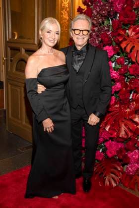 Gesine Lippert und Wolfgang Lippert Ehepaar auf dem roten Teppich zu Gast im Ballsaal beim 100 Sepmper Oernball in der Semper Oper in Dresden am 6.Februar 2026 Sachsen Deutschland