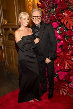 Gesine Lippert und Wolfgang Lippert Ehepaar auf dem roten Teppich zu Gast im Ballsaal beim 100 Sepmper Oernball in der Semper Oper in Dresden am 6.Februar 2026 Sachsen Deutschland