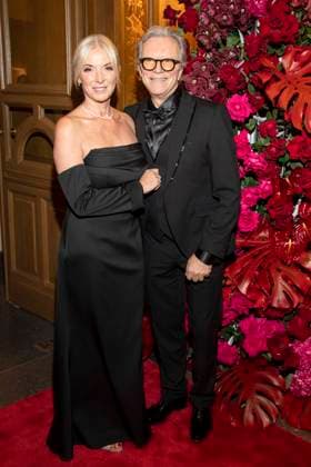 Gesine Lippert und Wolfgang Lippert Ehepaar auf dem roten Teppich zu Gast im Ballsaal beim 100 Sepmper Oernball in der Semper Oper in Dresden am 6.Februar 2026 Sachsen Deutschland