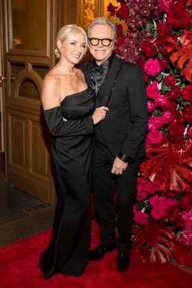 Gesine Lippert und Wolfgang Lippert Ehepaar auf dem roten Teppich zu Gast im Ballsaal beim 100 Sepmper Oernball in der Semper Oper in Dresden am 6.Februar 2026 Sachsen Deutschland