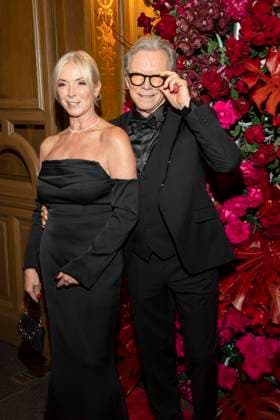 Gesine Lippert und Wolfgang Lippert Ehepaar auf dem roten Teppich zu Gast im Ballsaal beim 100 Sepmper Oernball in der Semper Oper in Dresden am 6.Februar 2026 Sachsen Deutschland