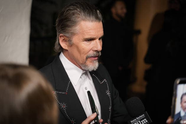 The 41st Santa Barbara International Film Festival at the Arlington Theater, Santa Barbara, USA, Friday 6 February 2026. Actor Ethan Hawke attends the 41st Santa Barbara International Film Festival to receive the American Riviera Award at the Arlington Theater in Santa Barbara, USA, Friday, 6 February 2026., Credit:JERRY PEREZ Avalon USA, California, Santa Barbara  Copyright: xJERRYxPEREZx xAvalonx 1072737115