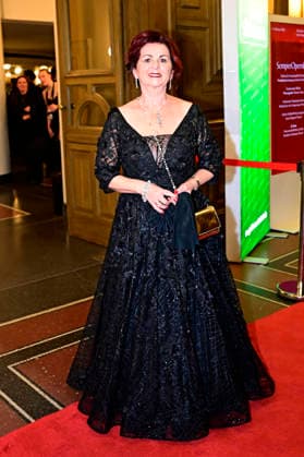 Viola Klein beim 18. SemperOpernball 2026 in der Semper Oper. Dresden, 06.02.2026