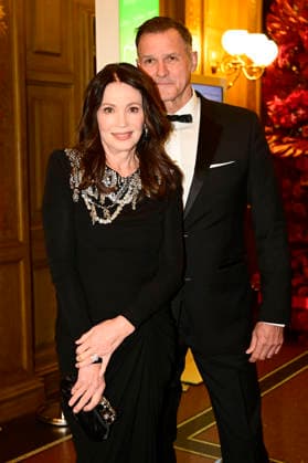 Iris Berben mit Partner Heiko Kiesow beim 18. SemperOpernball 2026 in der Semper Oper. Dresden, 06.02.2026
