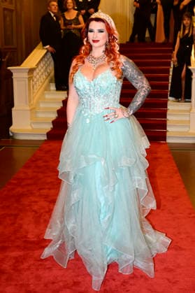 Lyn Künstner beim 18. SemperOpernball 2026 in der Semper Oper. Dresden, 06.02.2026