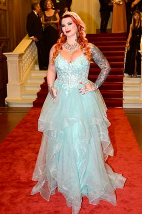Lyn Künstner beim 18. SemperOpernball 2026 in der Semper Oper. Dresden, 06.02.2026