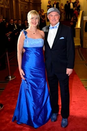 Matthias Atze Döschner mit Ehefrau Dorit Döschner beim 18. SemperOpernball 2026 in der Semper Oper. Dresden, 06.02.2026