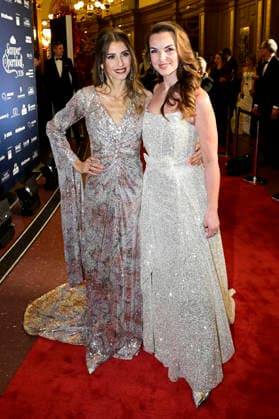 Cathy Hummels und Annika Lau beim 18. SemperOpernball 2026 in der Semper Oper. Dresden, 06.02.2026