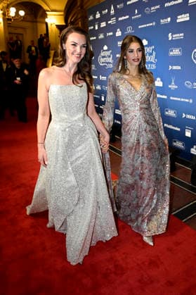 Annika Lau und Cathy Hummels beim 18. SemperOpernball 2026 in der Semper Oper. Dresden, 06.02.2026