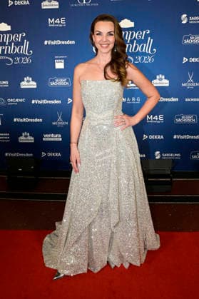 Annika Lau beim 18. SemperOpernball 2026 in der Semper Oper. Dresden, 06.02.2026