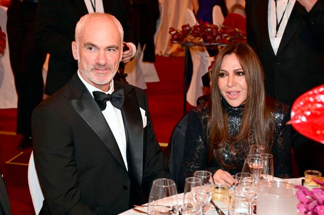 Simone Thomalla mit Partner Rene Marchand beim 18. SemperOpernball 2026 in der Semper Oper. Dresden, 06.02.2026