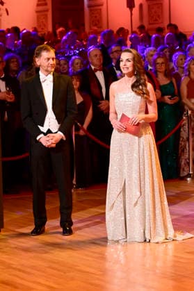 Michael Kretschmer und Annika Lau beim 18. SemperOpernball 2026 in der Semper Oper. Dresden, 06.02.2026