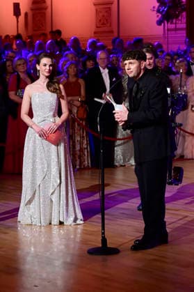 Annika Lau und Christian Friedel beim 18. SemperOpernball 2026 in der Semper Oper. Dresden, 06.02.2026