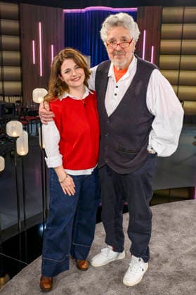 Ronja Forcher und Michael Schanze bei der Aufzeichnung der WDR-Talkshow Kölner Treff im WDR Studio BS 3. Köln, 06.02.2026