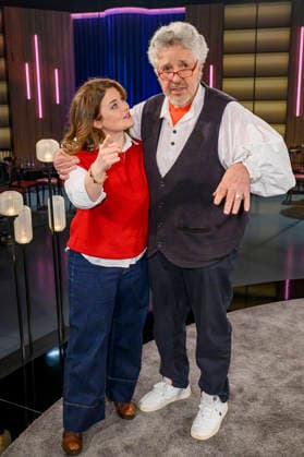 Ronja Forcher und Michael Schanze bei der Aufzeichnung der WDR-Talkshow Kölner Treff im WDR Studio BS 3. Köln, 06.02.2026