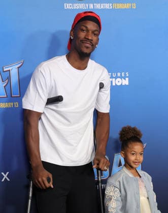 Celebrities attend the Los Angeles premiere of Columbia Pictures and Sony Pictures Animation s GOAT at the AMC Century City 15 in Los Angeles United States Featuring: Jimmy Butler, Rylee Butler Where: Los Angeles, California, United States When: 07 Feb 2026 Credit: Faye s Vision Cover Images EDITORIAL USE ONLY. NOT FOR USE BY NEWSPAPERS BASED IN THE UK. Copyright: xx coverimg55444006