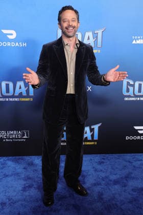 Celebrities attend the Los Angeles premiere of Columbia Pictures and Sony Pictures Animation s GOAT at the AMC Century City 15 in Los Angeles United States Featuring: Nick Kroll Where: Los Angeles, California, United States When: 07 Feb 2026 Credit: Faye s Vision Cover Images EDITORIAL USE ONLY. NOT FOR USE BY NEWSPAPERS BASED IN THE UK. Copyright: xx coverimg55444011