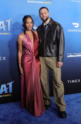 Celebrities attend the Los Angeles premiere of Columbia Pictures and Sony Pictures Animation s GOAT at the AMC Century City 15 in Los Angeles United States Featuring: Ayesha Curry, Stephen Curry Where: Los Angeles, California, United States When: 07 Feb 2026 Credit: Faye s Vision Cover Images EDITORIAL USE ONLY. NOT FOR USE BY NEWSPAPERS BASED IN THE UK. Copyright: xx coverimg55443967