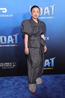 Celebrities attend the Los Angeles premiere of Columbia Pictures and Sony Pictures Animation s GOAT at the AMC Century City 15 in Los Angeles United States Featuring: Sherry Cola Where: Los Angeles, California, United States When: 07 Feb 2026 Credit: Faye s Vision Cover Images EDITORIAL USE ONLY. NOT FOR USE BY NEWSPAPERS BASED IN THE UK. Copyright: xx coverimg55443997