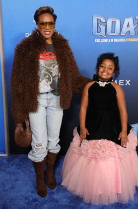 Celebrities attend the Los Angeles premiere of Columbia Pictures and Sony Pictures Animation s GOAT at the AMC Century City 15 in Los Angeles United States Featuring: MC Lyte, Savannah Van Van Mcconneaughey Where: Los Angeles, California, United States When: 07 Feb 2026 Credit: Faye s Vision Cover Images EDITORIAL USE ONLY. NOT FOR USE BY NEWSPAPERS BASED IN THE UK. Copyright: xx coverimg55443845