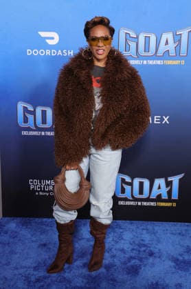 Celebrities attend the Los Angeles premiere of Columbia Pictures and Sony Pictures Animation s GOAT at the AMC Century City 15 in Los Angeles United States Featuring: MC Lyte Where: Los Angeles, California, United States When: 07 Feb 2026 Credit: Faye s Vision Cover Images EDITORIAL USE ONLY. NOT FOR USE BY NEWSPAPERS BASED IN THE UK. Copyright: xx coverimg55443849