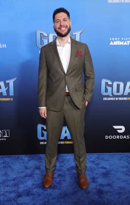 Celebrities attend the Los Angeles premiere of Columbia Pictures and Sony Pictures Animation s GOAT at the AMC Century City 15 in Los Angeles United States Featuring: Adam Rosette Where: Los Angeles, California, United States When: 07 Feb 2026 Credit: Faye s Vision Cover Images EDITORIAL USE ONLY. NOT FOR USE BY NEWSPAPERS BASED IN THE UK. Copyright: xx coverimg55443893
