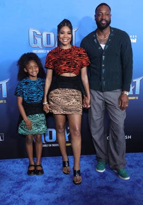 Celebrities attend the Los Angeles premiere of Columbia Pictures and Sony Pictures Animation s GOAT at the AMC Century City 15 in Los Angeles United States Featuring: Kaavia James Union Wade, Gabrielle Union, Dwyane Wade Where: Los Angeles, California, United States When: 07 Feb 2026 Credit: Faye s Vision Cover Images EDITORIAL USE ONLY. NOT FOR USE BY NEWSPAPERS BASED IN THE UK. Copyright: xx coverimg55443920