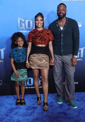 Celebrities attend the Los Angeles premiere of Columbia Pictures and Sony Pictures Animation s GOAT at the AMC Century City 15 in Los Angeles United States Featuring: Kaavia James Union Wade, Gabrielle Union, Dwyane Wade Where: Los Angeles, California, United States When: 07 Feb 2026 Credit: Faye s Vision Cover Images EDITORIAL USE ONLY. NOT FOR USE BY NEWSPAPERS BASED IN THE UK. Copyright: xx coverimg55443921