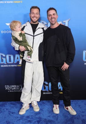 Celebrities attend the Los Angeles premiere of Columbia Pictures and Sony Pictures Animation s GOAT at the AMC Century City 15 in Los Angeles United States Featuring: Colton Underwood, Jordan C. Brown, Bishop Colton Brown-Underwood Where: Los Angeles, California, United States When: 07 Feb 2026 Credit: Faye s Vision Cover Images EDITORIAL USE ONLY. NOT FOR USE BY NEWSPAPERS BASED IN THE UK. Copyright: xx coverimg55443860