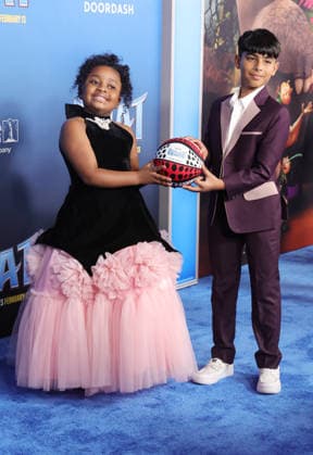 Celebrities attend the Los Angeles premiere of Columbia Pictures and Sony Pictures Animation s GOAT at the AMC Century City 15 in Los Angeles United States Featuring: Savannah Van Van Mcconneaughey, Rayaan Kamal Khan Where: Los Angeles, California, United States When: 07 Feb 2026 Credit: Faye s Vision Cover Images EDITORIAL USE ONLY. NOT FOR USE BY NEWSPAPERS BASED IN THE UK. Copyright: xx coverimg55443874
