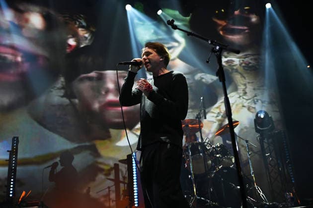 Mew performing at Roundhouse in London LONDON, ENGLAND - FEBRUARY 05: Jonas Bjerre of ˜Mew™ performing at Roundhouse, Chalk Farm on February 05, 2026 in London, England. CAP MAR MAR Great Britain Copyright: xMartinxHarris CapitalxPicturesx