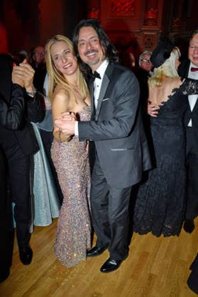 Stefanie Hertel mit Ehemann Lanny Lanner zu Gast beim SemperOpernball in Dresden am 06.02.2026