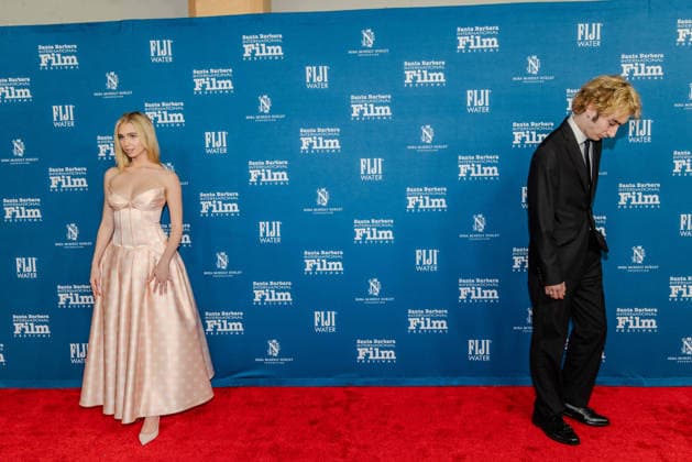 February 6, 2026, Santa Barbara, California, USA: The lovely and talented Lilia Buckingham and co-star Grant Culling, from the film, Relatively Normal, is on the Red Carpet at the 41st Santa Barbara International Film Festival (SBIFF), held at the historic Arlington Theatre in downtown Santa Barbara, CA. Santa Barbara USA - ZUMAk144 20260206_znp_k144_009 Copyright: xAmyxKatzx