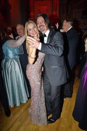 Stefanie Hertel mit Ehemann Lanny Lanner zu Gast beim SemperOpernball in Dresden am 06.02.2026