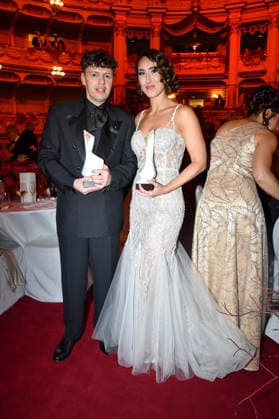 Christian Friedel und Valerie Eickhoff (CHOROS Award) zu Gast beim SemperOpernball in Dresden am 06.02.2026