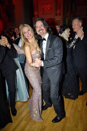 Stefanie Hertel mit Ehemann Lanny Lanner zu Gast beim SemperOpernball in Dresden am 06.02.2026